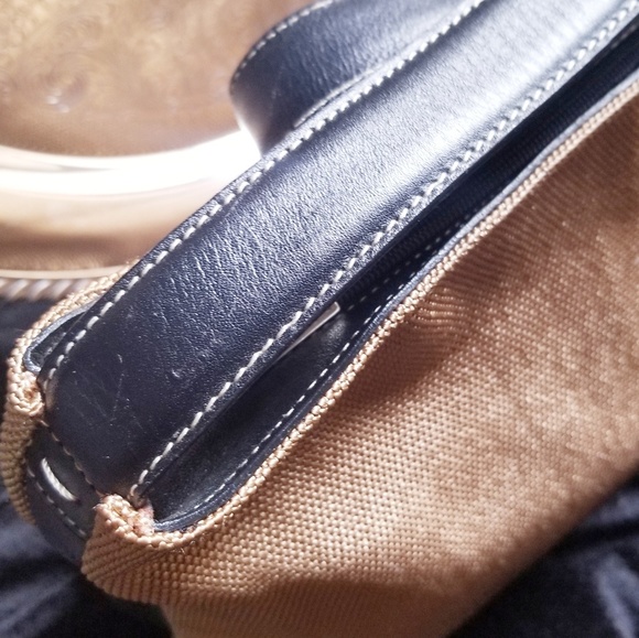 MAXX NY Fabric & Leather Shoulder Bag NWOT - Picture 7 of 8